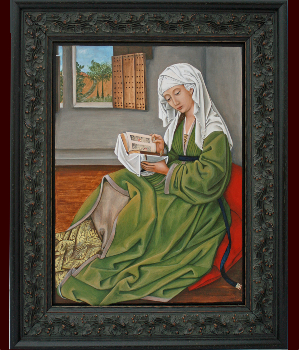 A study on The Magdalene Reading<br>(after Rogier van der Weyden)